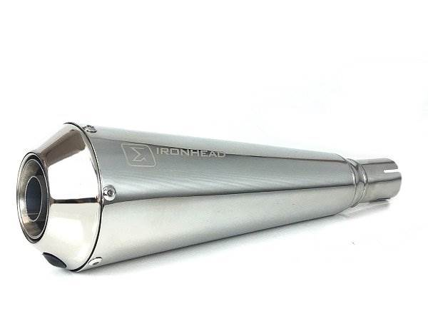 IXIL SLIP ON (LEFT MUFFLER) IRONHEAD CONICAL INOX exhaust pipe for