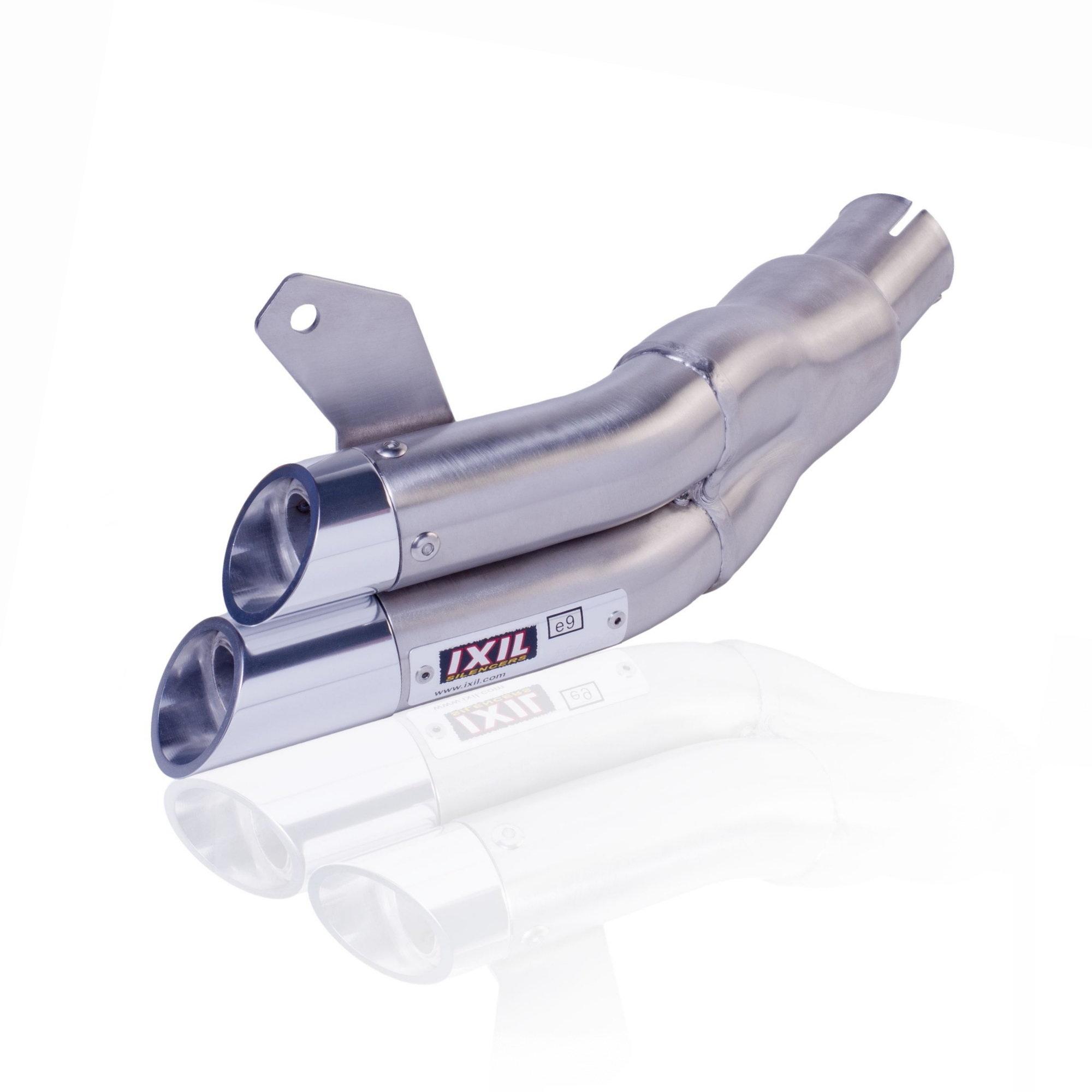 IXIL SLIP ON (RIGHT MUFFLER) L2X DUAL HYPERLOW exhaust pipe for 