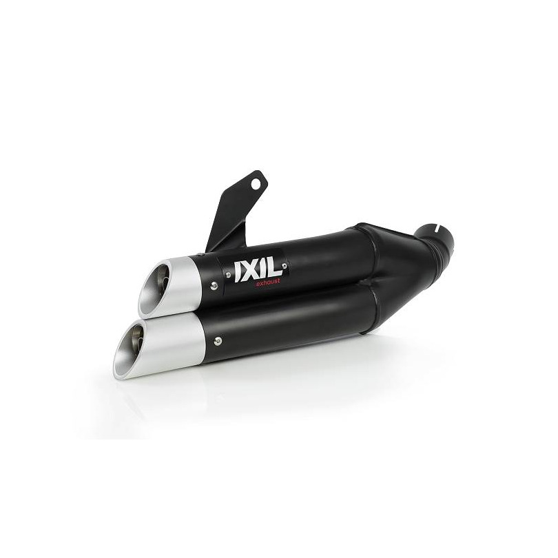 Tubo De Escape IXIL SLIP ON L3XB DUAL HYPERLOW BLACK XL Para BENELLI 