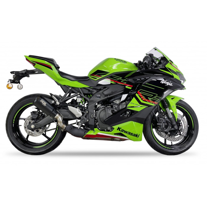 IXIL SLIP ON RC RACE XTREM BLACK exhaust pipe for KAWASAKI NINJA
